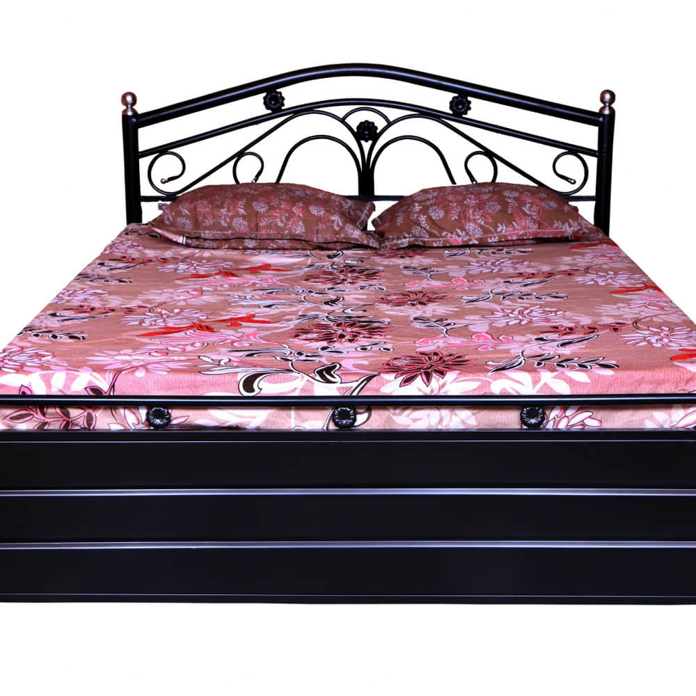 Castriyo Metal Bed With Hydraulic Storage - photo