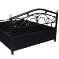 Castriyo Metal Bed With Hydraulic Storage - left_view