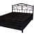 Castriyo Metal Queen Size Bed - top_view