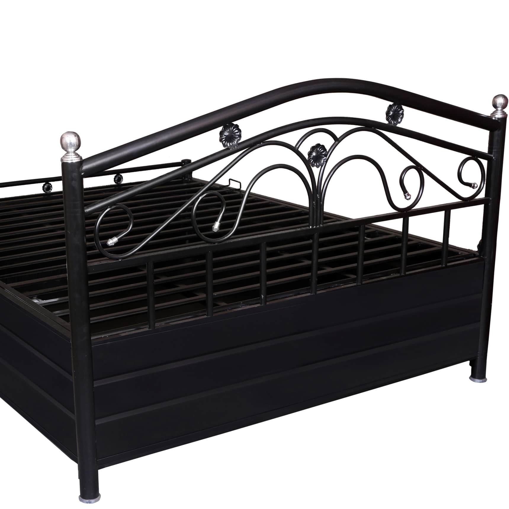 Castriyo Metal Queen Size Bed - left_view