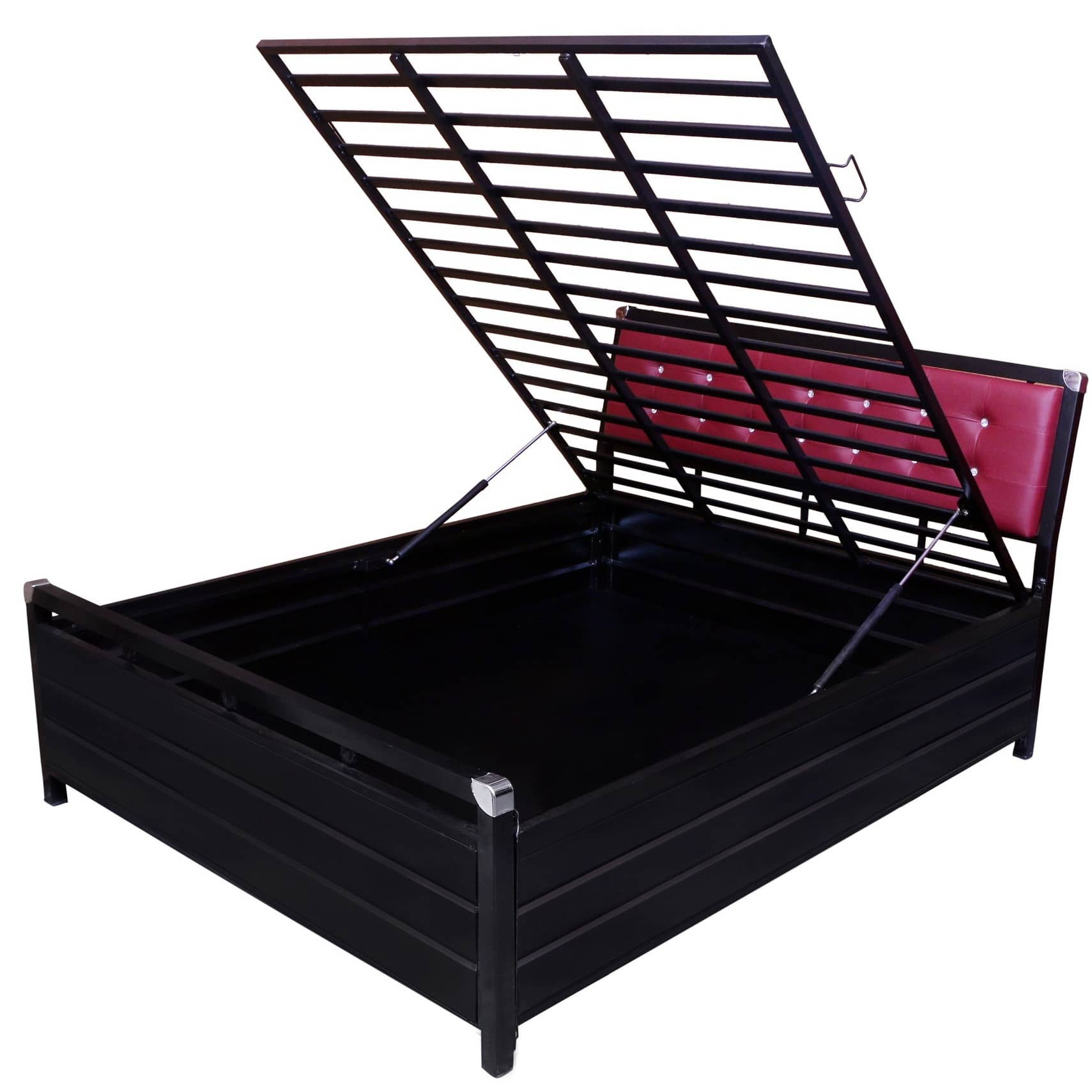 Nimoron Metal Bed With Hydraulic Storage