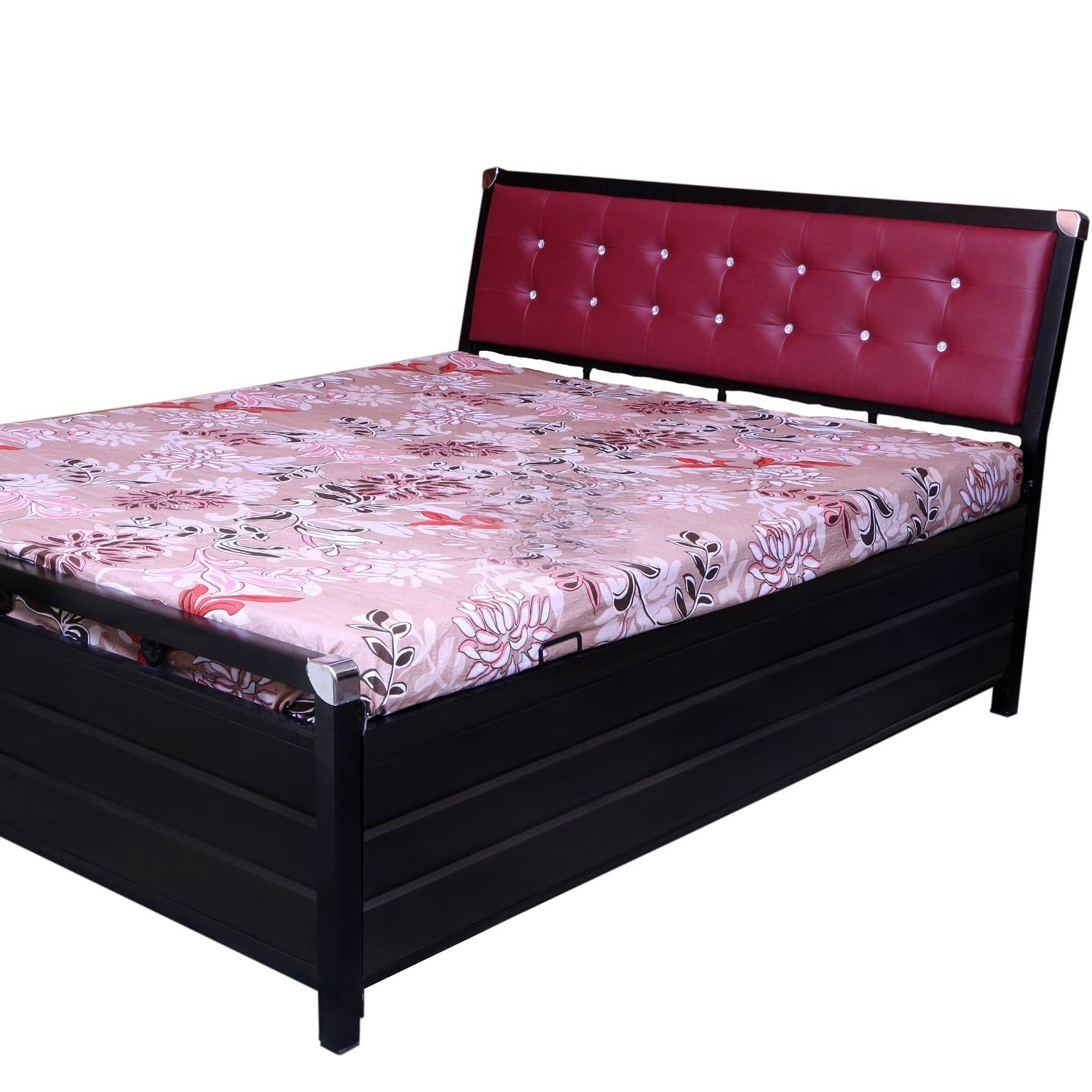 Nimoron Metal Queen Size Bed