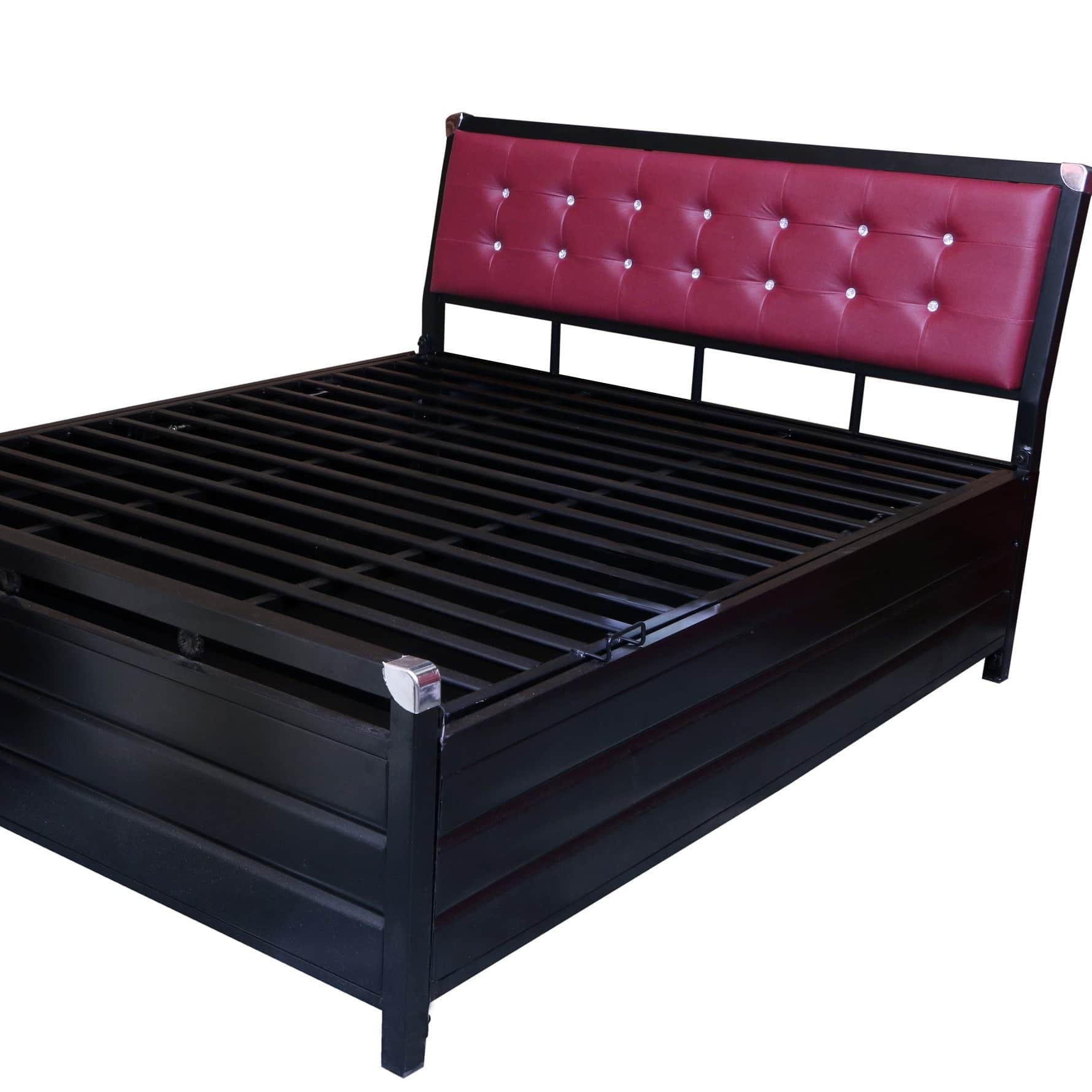Nimoron Metal Queen Size Bed - top_view