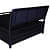 Nimoron Metal Queen Size Bed - left_view