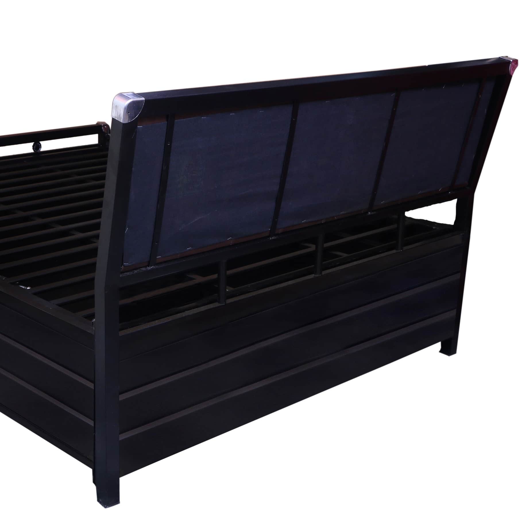 Nimoron Metal Bed With Hydraulic Storage - left_view