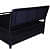 Nimoron Metal Bed With Hydraulic Storage - left_view