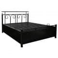 Uotomi Metal Bed With Hydraulic Storage - front_view