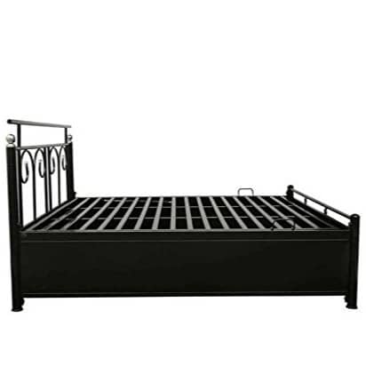 Uotomi Metal Bed With Hydraulic Storage