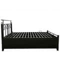Uotomi Metal Bed With Hydraulic Storage - rear_view