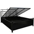 Uotomi Metal Bed With Hydraulic Storage - left_view