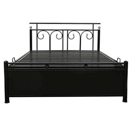 Uotomi Metal Bed With Hydraulic Storage