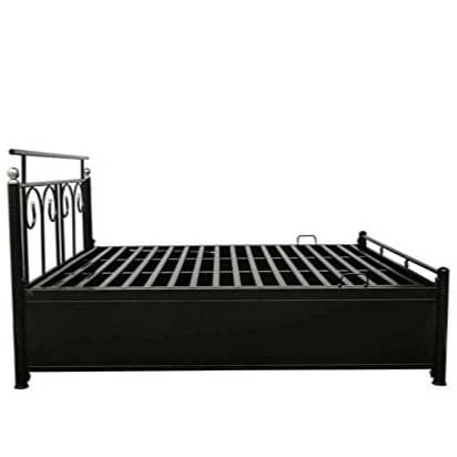 Uotomi Metal Bed With Hydraulic Storage