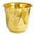 Pure Brass Lining Design Planter - top_view