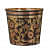 Decorative Colored Brass Planter - rear_view