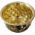 Decorative Round Diamond Hammered Planter - front_view