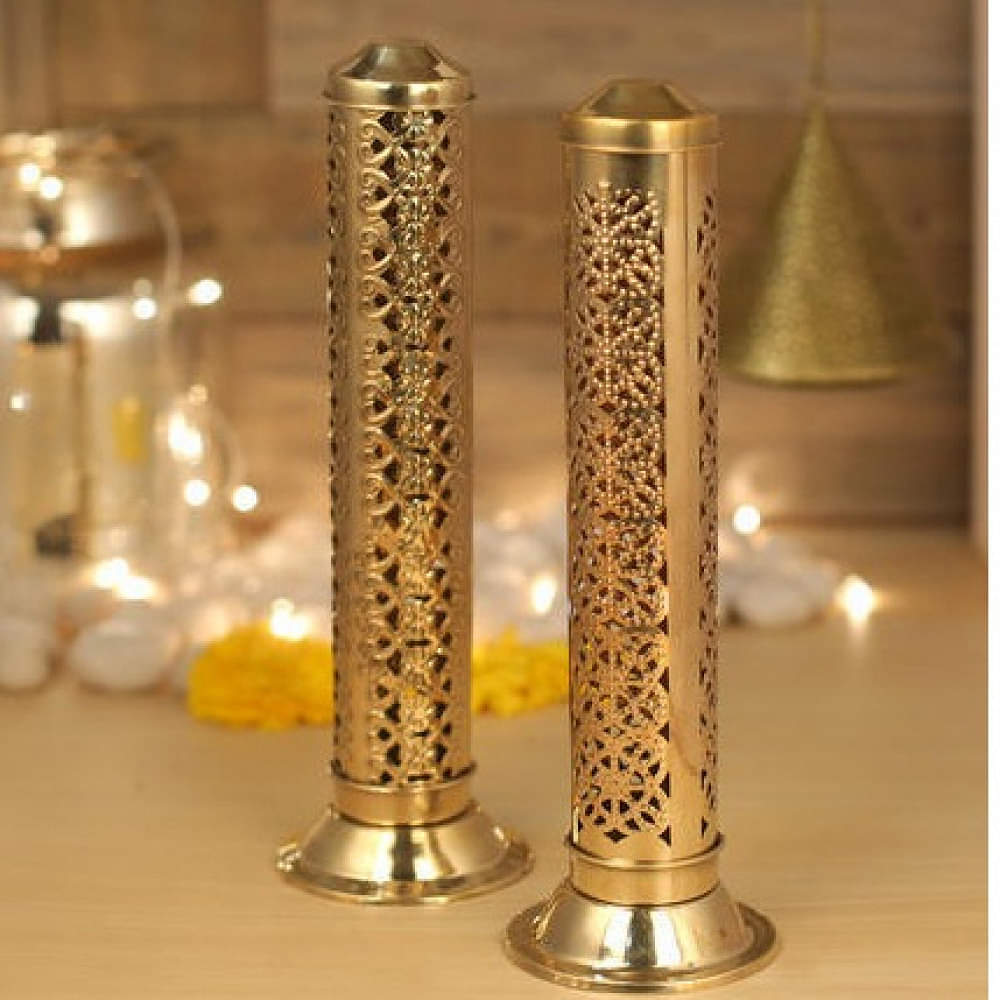 Brass Agarbatti Stand / Incense Holder - photo