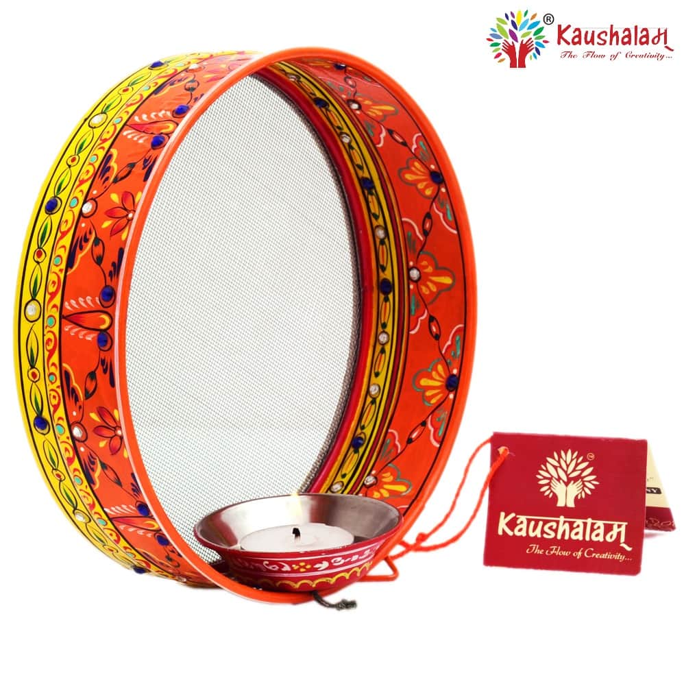 Karwa Chauth Plate Set - left_view