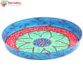 Round Tray plate- Puja Thali - top_view