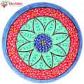 Round Tray plate- Puja Thali - left_view