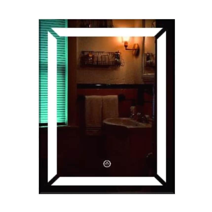 Rectangle LED Mirror 24x18 - rear_view