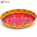 Round Tray plate- Puja Thali - top_view