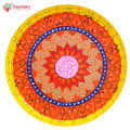 Round Tray plate- Puja Thali - front_view
