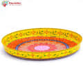 Round Tray plate- Puja Thali - top_view
