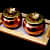 Metal Hammered Gifting Jar for Dry Fruits (set of 1) - rear_view