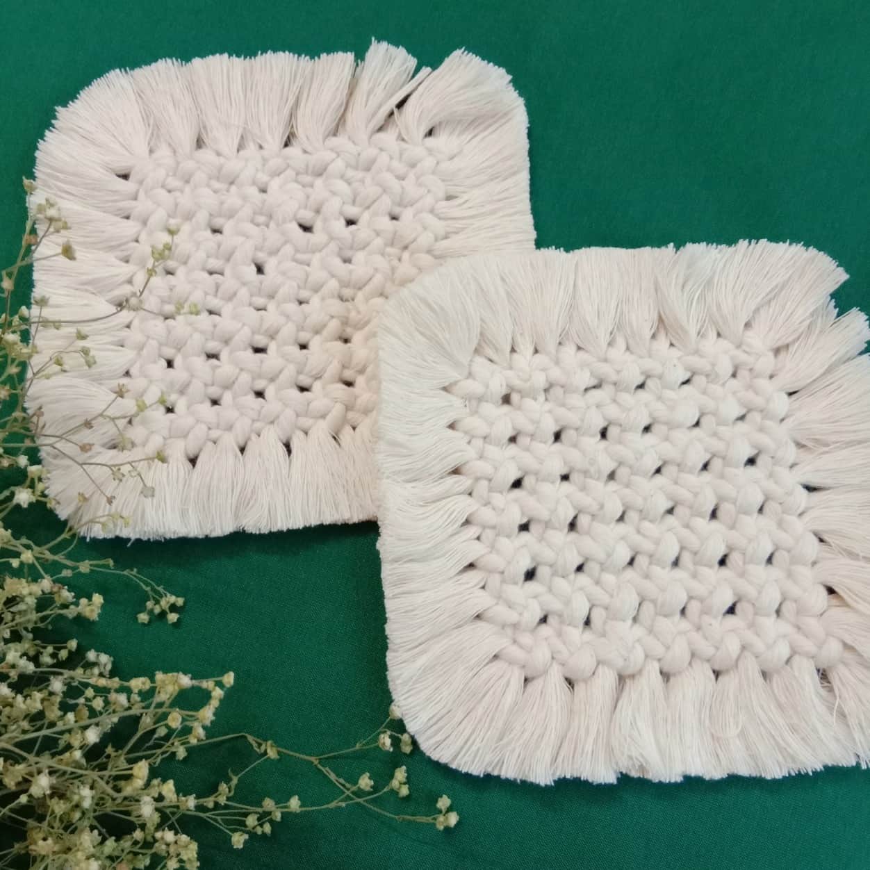 Square  Tea Coaster - front_view