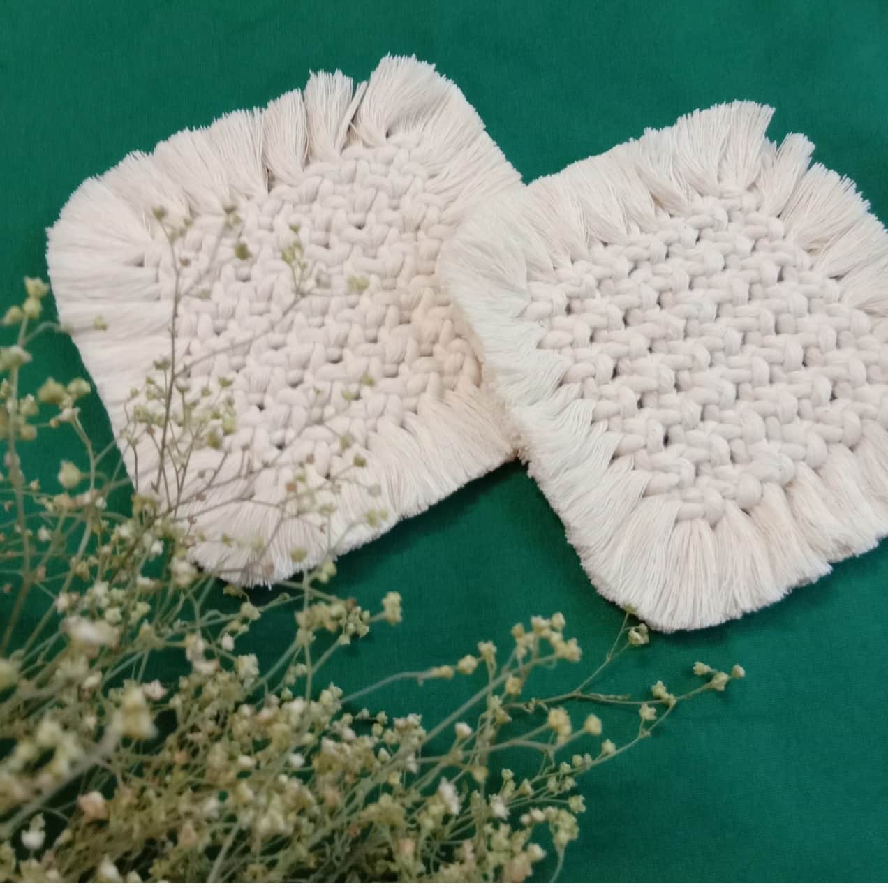 Square  Tea Coaster - rear_view