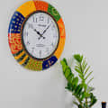 Vienna -Hand Painted Wooden Wall Clock - left_view