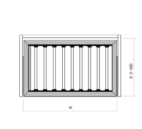Bergen Pull Out Trousers Rack Clothes Organizers (35x18x2 Inch) - photo