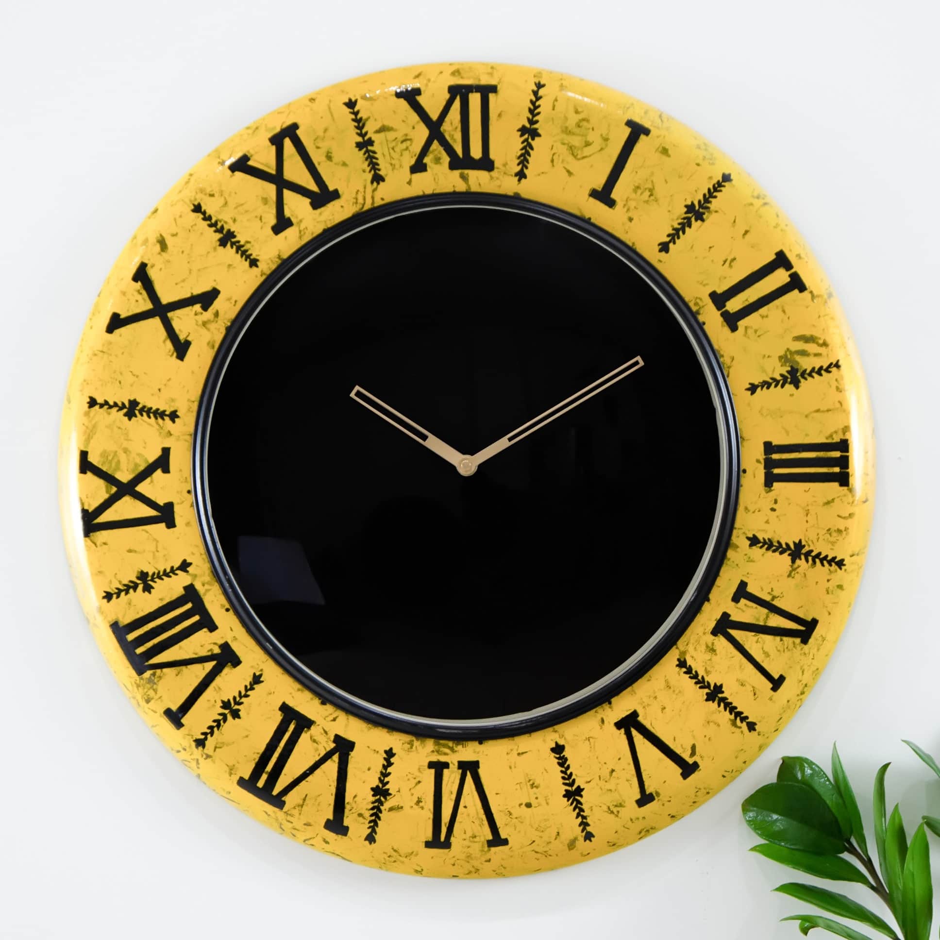 Vanessa - Wooden Wall Clock - front_view