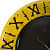Vanessa - Wooden Wall Clock - top_view