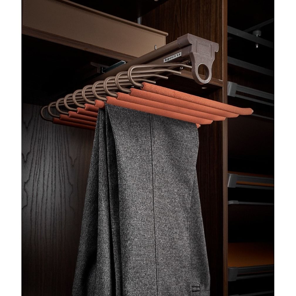 Stainless Steel Pull Out Trousers Rack For Home