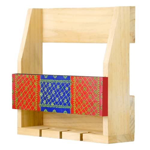 Mini Bar Cabinet - 3 Bottles Holder