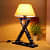 Phlox - Wooden Table Lamp - top_view