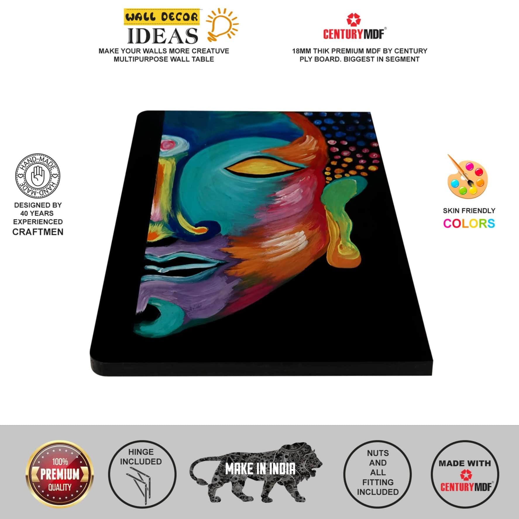 Wall Mounted Table - Buddha - bottom_view