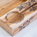 Hand Crafted Wooden Tray - left_view