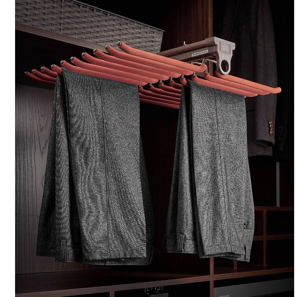 Memphis Double Row Trouser Rack