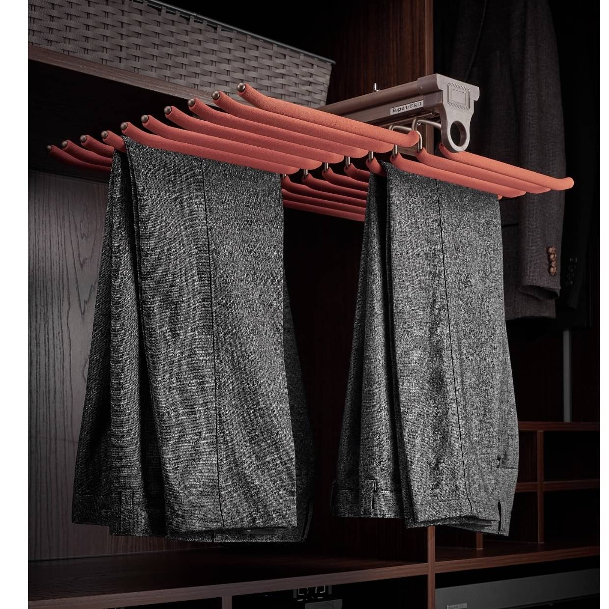 Memphis Double Row Trouser Rack