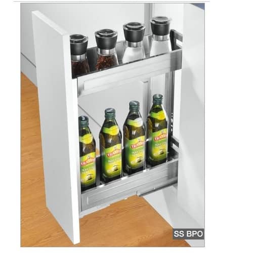 Kitchen Cabinet Under-Mount Narrow Pull Out Basket 250MM