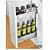 Kitchen Cabinet Under-Mount Narrow Pull Out Basket 300 MM - top_view
