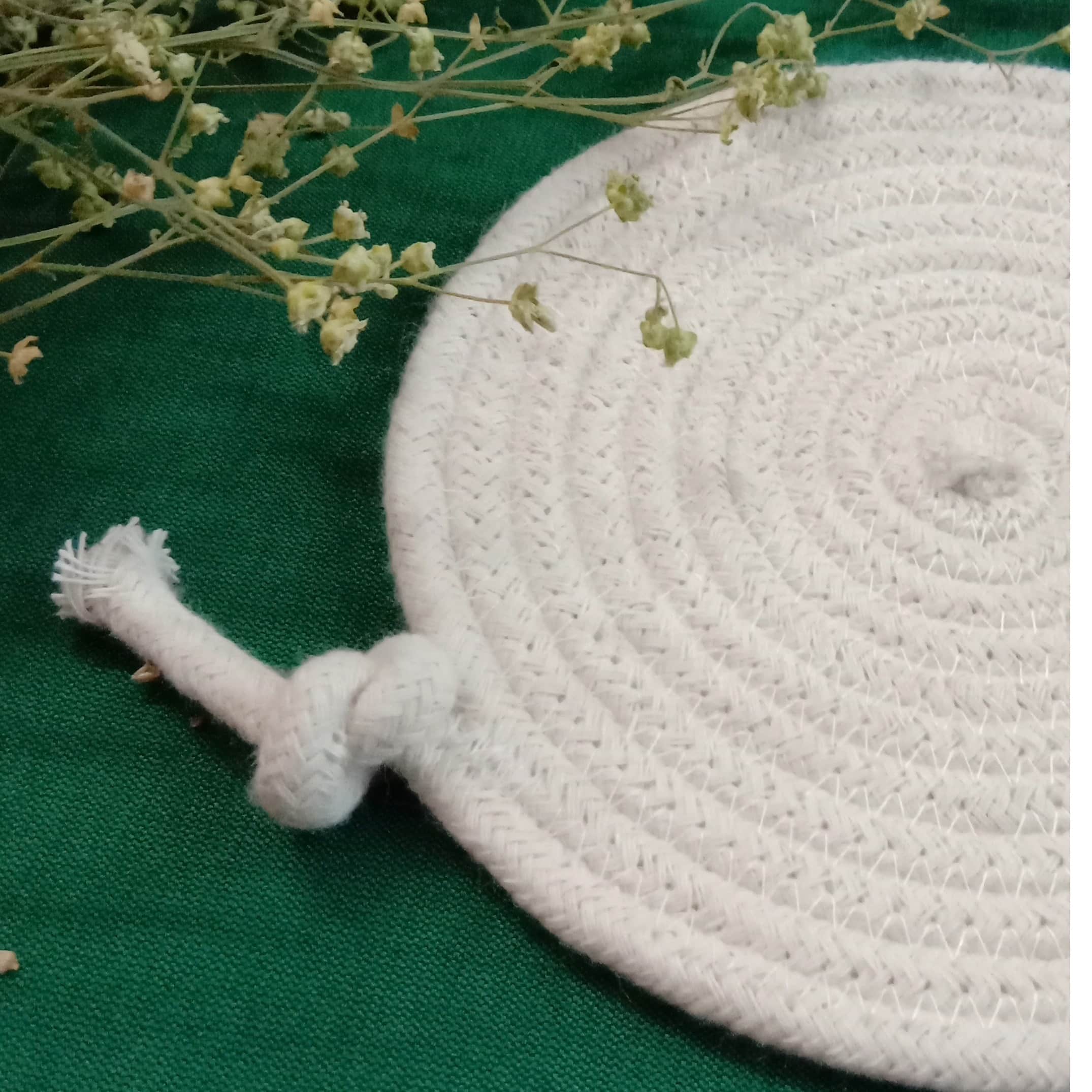Round Knot Tea coaster - rear_view