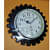 Wooden Wall Clock Antique Vintage Style Art Unique Decorative, Brown, (20 inch) - rear_view
