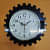 Wooden Wall Clock Antique Vintage Style Art  Brown, (12 inch) - photo