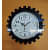 Antique Vintage Wooden Wall Clock, Black, (18 inch) - photo