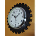 Antique Vintage Wooden Wall Clock, Black, (18 inch) - front_view