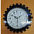 Antique Vintage Wooden Wall Clock, Black, (18 inch) - right_view