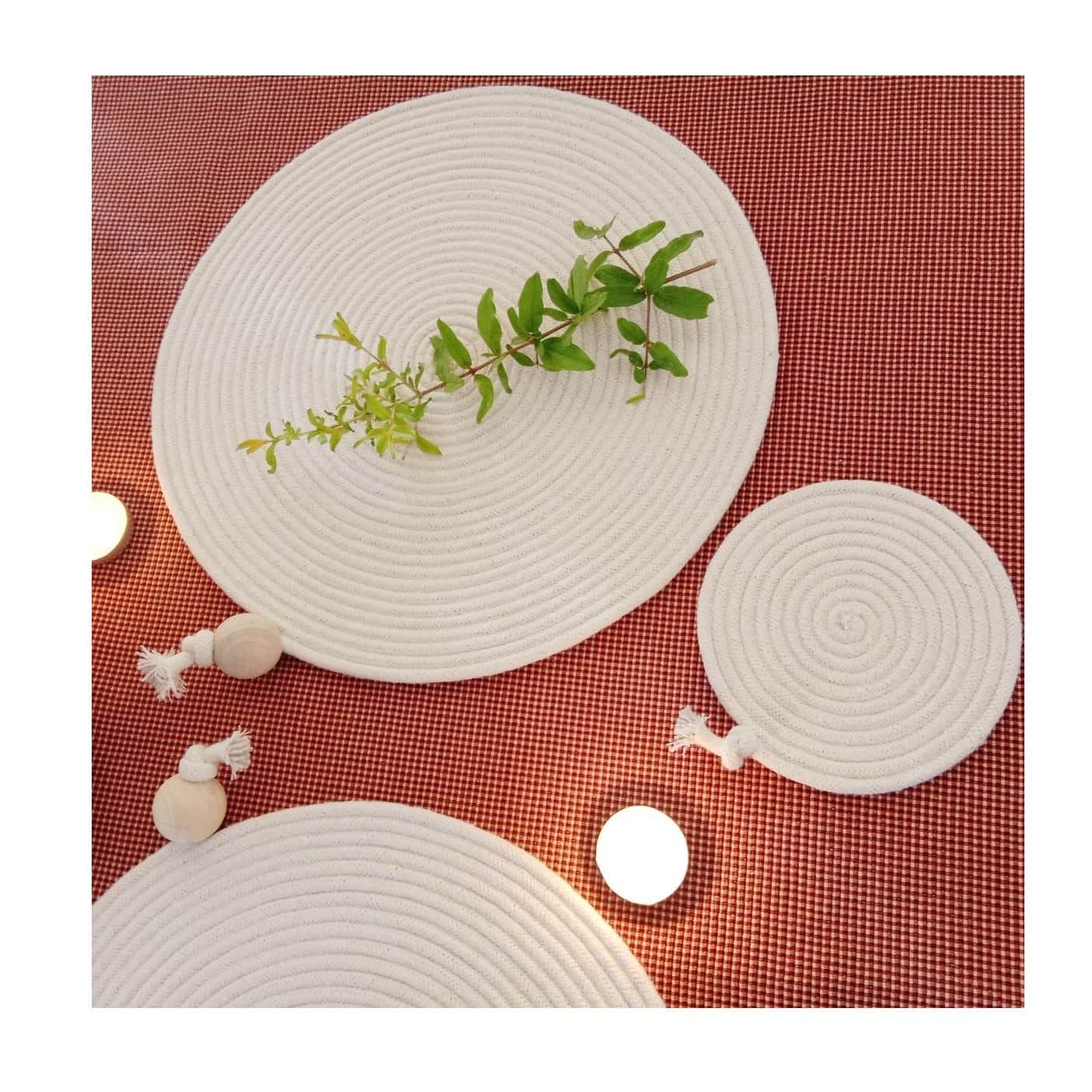 Tea Coaster Set of 3 - top_view
